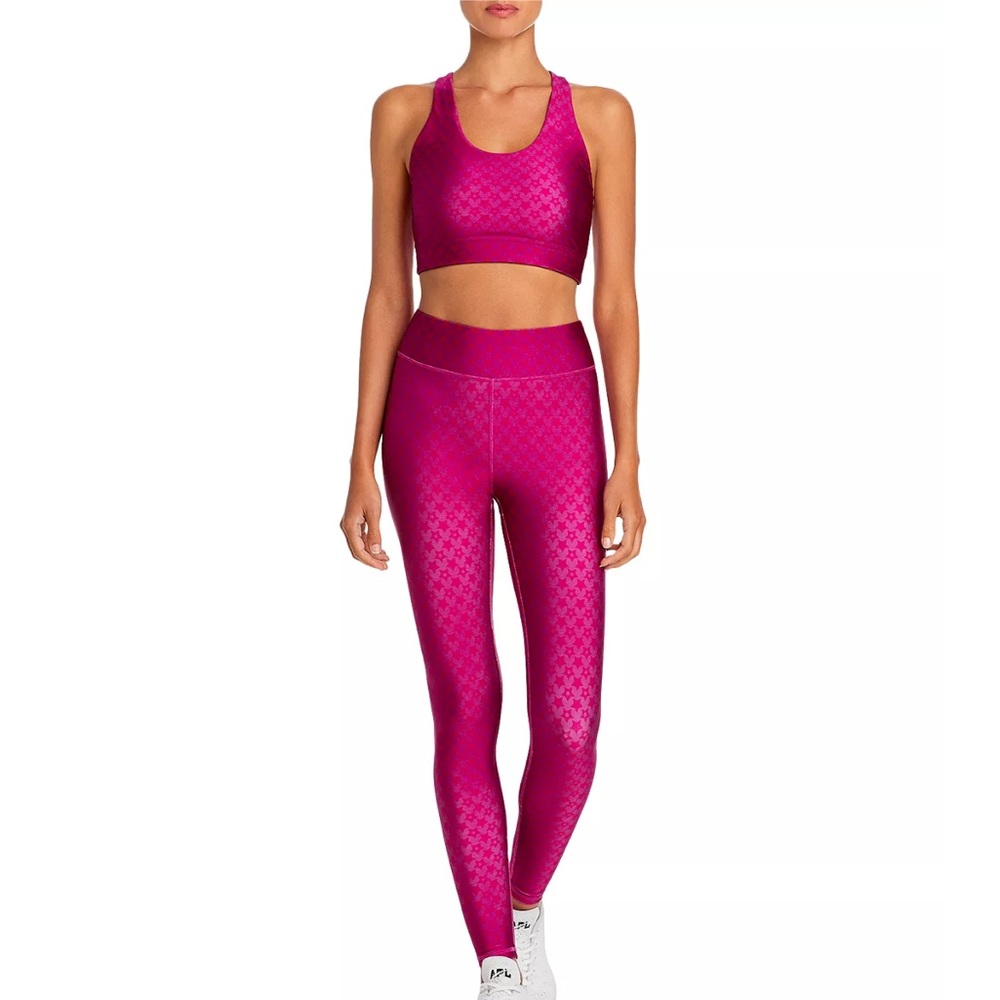 TEREZ MAGENTA STAR SPORTS BRA AND LEGGINGS
